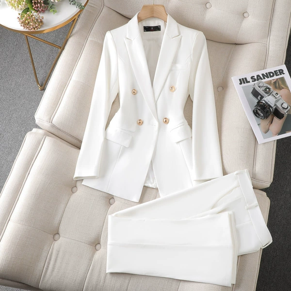 White classic suit jacket