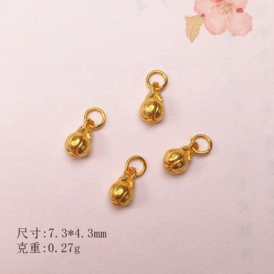 Silver Gold Plated Small Drop: Zərgərlik ara hissələri - take-a-bud