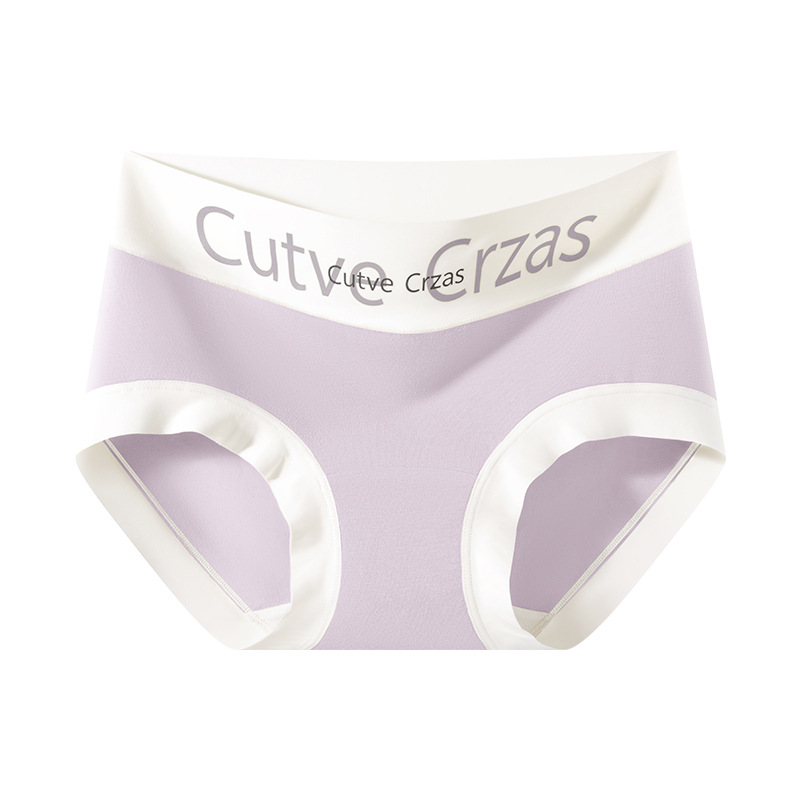 Cintura media de algodón puro 10A entrepierna antibacteriana archivo largo 2025 nuevo estilo sin costuras transpirable más tamaño calzoncillos deportivos para niñas