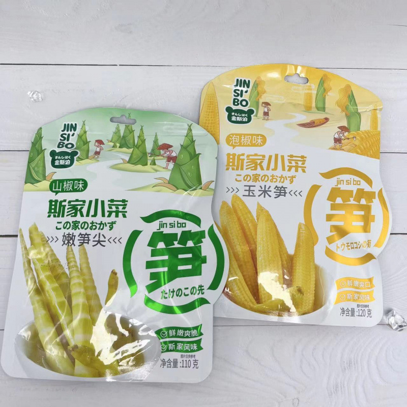 金斯泊150g脆藕片黄瓜金针菇土豆片香辣味下饭菜即食零食