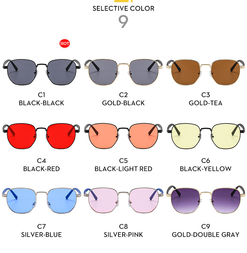 Square Glasses Style Outdoor, Travel Occasion Vacation Streetwear Solid Color Ac UV400 Protection Square Full Frame Women's Sunglasses
