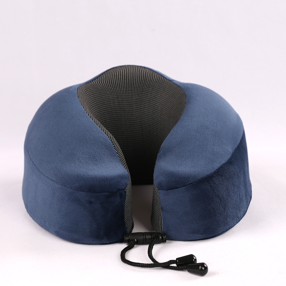 Nueva espuma de memoria de almacenamiento transfronteriza almohada en forma de U almohada de viaje de avión almohada de cuello portátil almohada de almuerzo de oficina