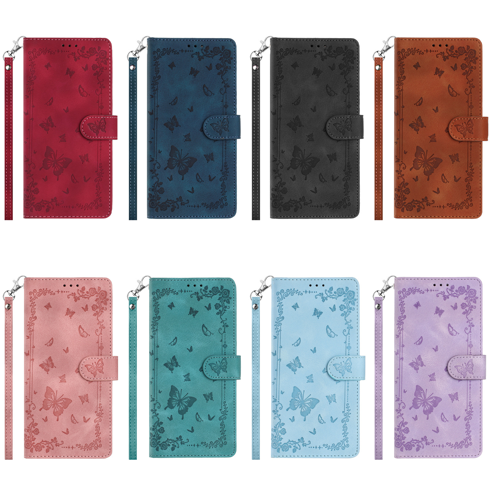 适用谷歌10 pro 肤感秘密花园插卡皮套 pixel 9A 手绳钱包保护套