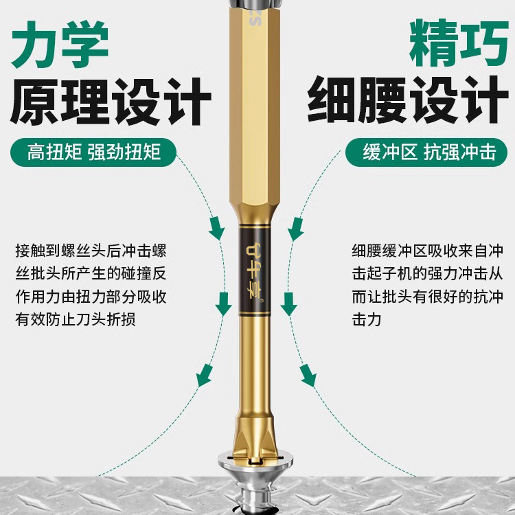 taladro eléctrico antideslizante magnético fuerte cabeza de alimentación de tornillo eléctrico anti-impacto multifuncional cabeza de alimentación de tornillo eléctrico de alto torque