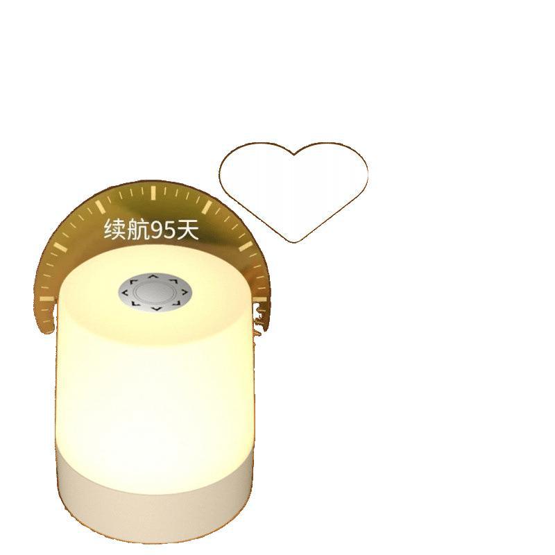 Luz nocturna carga táctil palpitante iluminación bebé alimentación atmósfera dormitorio lámpara de escritorio para dormir protección de ojos lámpara de cabecera