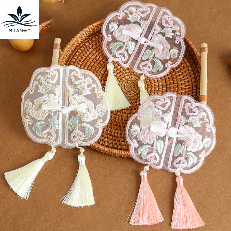 Día de la Madre Nuevo parche de bordado de tela china Estilo chino Decoración de ramo de flores Bolso de material de bricolaje hecho a mano