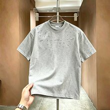 批发2026夏季复古和平鸽刺绣青少年休闲百搭T恤短宽显高重磅短袖