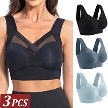 N 28298 Seams Sport Bra Large Size ��˿�˶����� �羳����