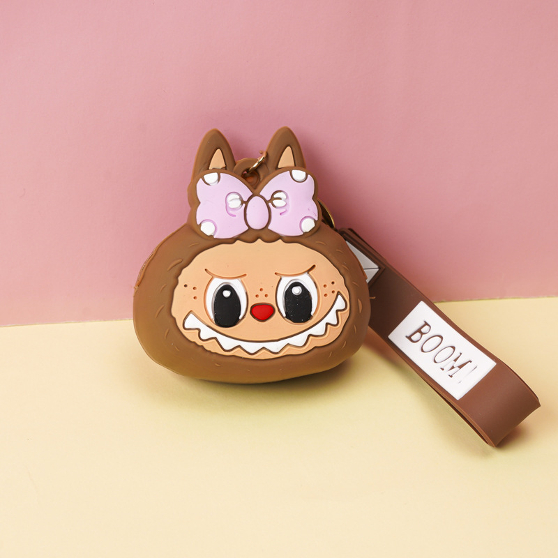 メーカーが生産するネズミ駆除パイオニアラブブキーホルダーペンダントシリコンバッグかわいい子供用小銭入れ|undefined