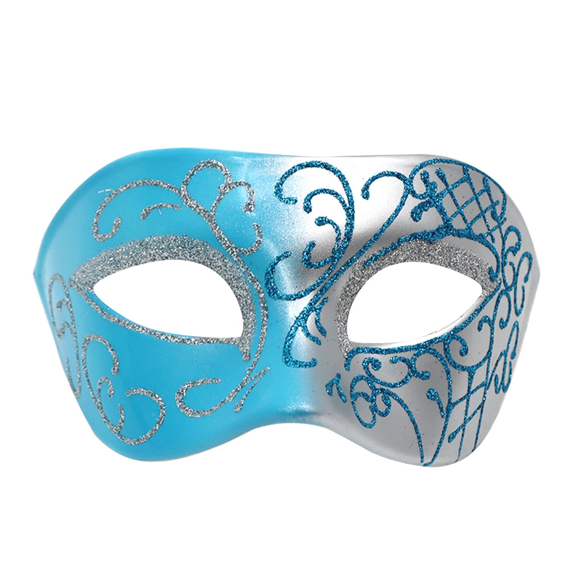 Amazon máscaras de fiesta de carnaval de venta caliente máscaras de baile unisex pintadas alrededor del borde de San Valentín