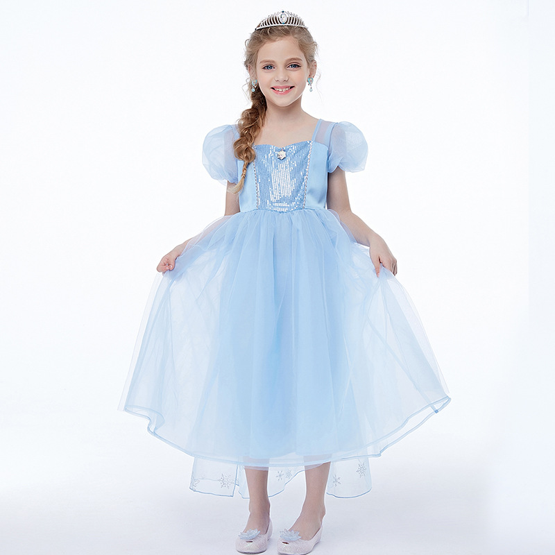 엘사 여왕 럭셔리 드레스