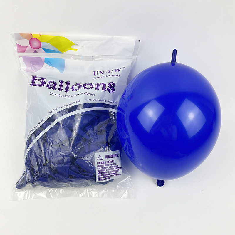 Globos con Cola de 10 Pulgadas para Fiestas, Color Sólido