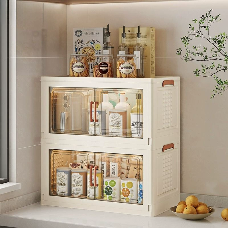 Кухонная полка для хранения, бытовая многослойная многофункциональная полка для посуды и приправ, шкаф для хранения, пылезащитный шкаф для хранения