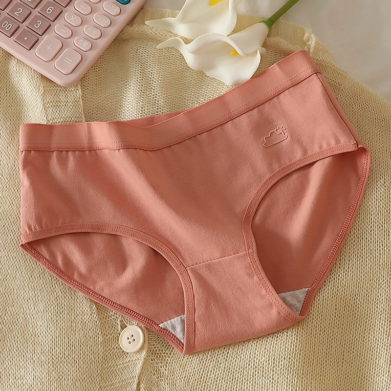 Детское хлопковое нижнее белье средней посадки, дышащие мягкие трусики, цвета/упаковки M–XL