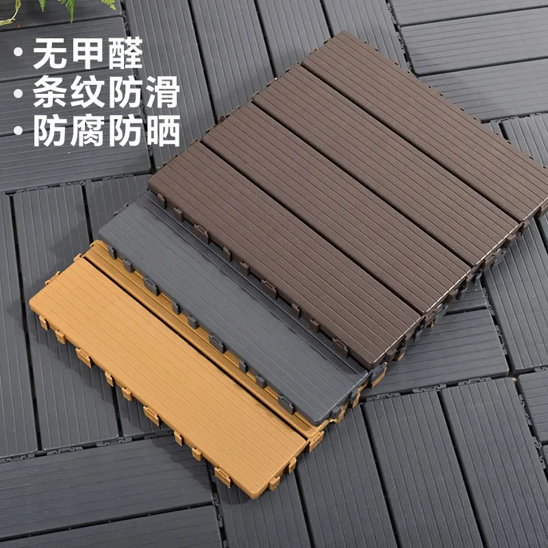 Пластиковый древесно-полимерный настил для террасы, уличный антикоррозийный древесно-полимерный настил для балкона, соэкструдированная доска второго поколения для двора и сада.
