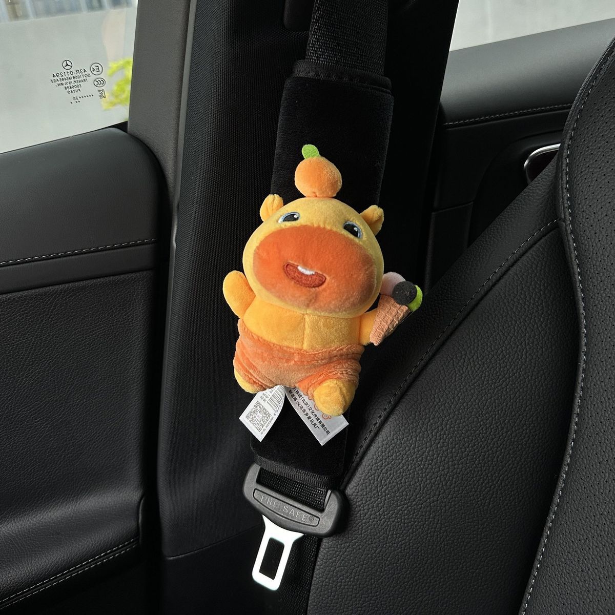 Capybara Lulu Car Seatbelt Shoulder Pad Car Seatbelt Cover Car Interior Decoration Anti-Neck Strain