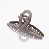 Big metal hairgrip from pearl, crab pin, retro shark, hair accessory, South Korea, French retro style, Chanel style