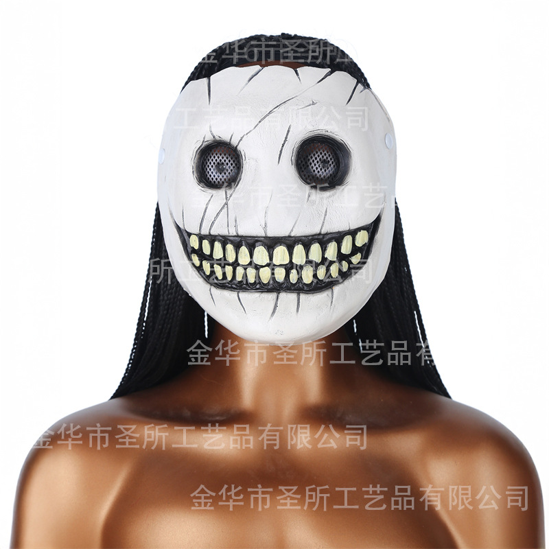 Máscara de animal Comercio exterior Funda de Halloween Carnaval PU suave espuma Accesorios de vestir realistas Máscara de fiesta image 15