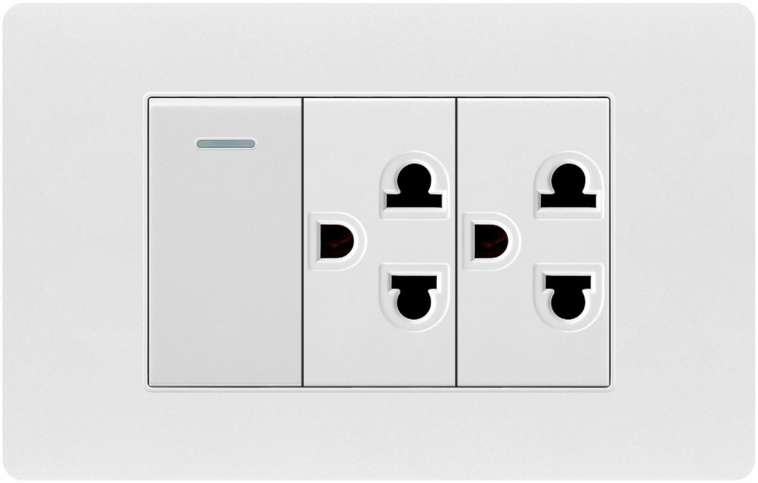 118 enchufe de alimentación del panel de conmutación de comercio exterior interruptor oculto doméstico enchufe de conmutación europeo inglés - Americano - tailandés image 28