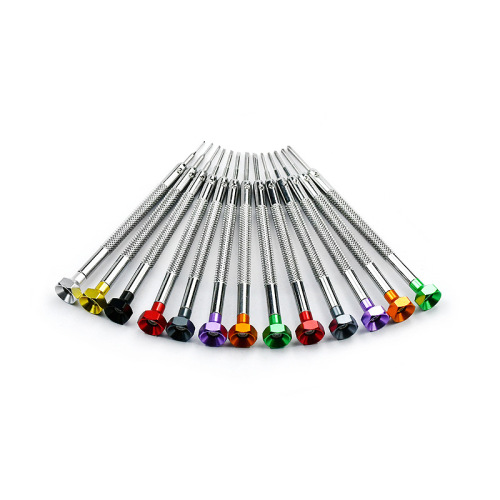Colored cross screwdriver screwdriver watch glasses slotted screwdriver small cross screwdriver repair tool