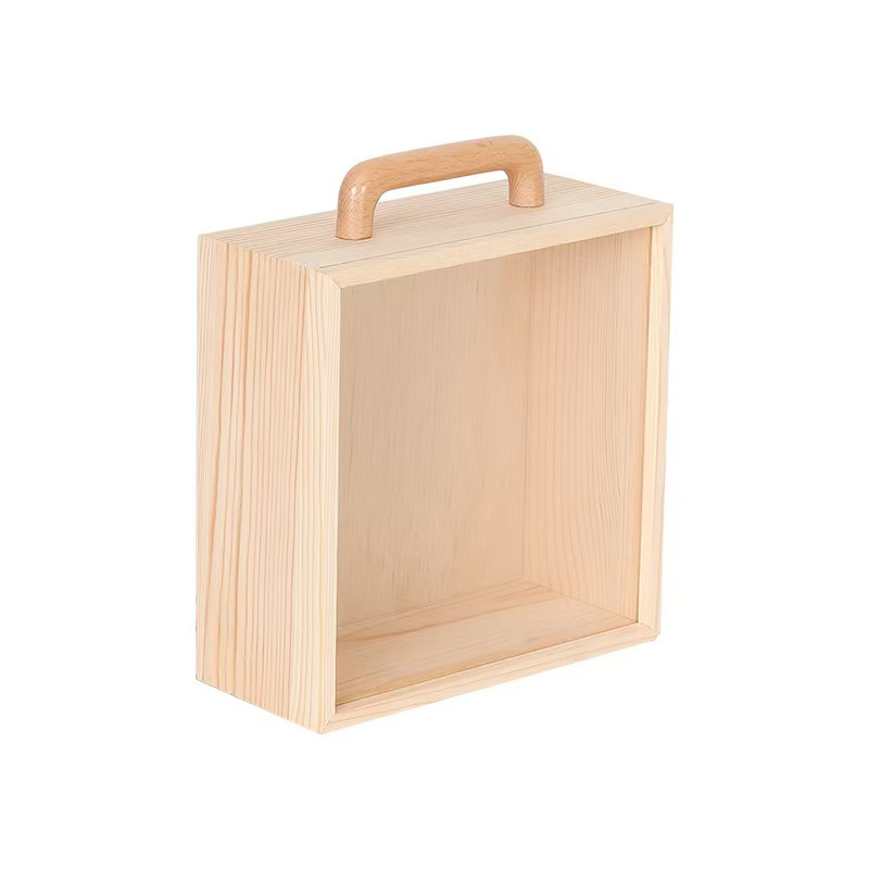 Caja de dulces de boda de madera maciza para damas de honor para cumpleaños Caja de regalo hecha a mano de alta gama para cumpleaños