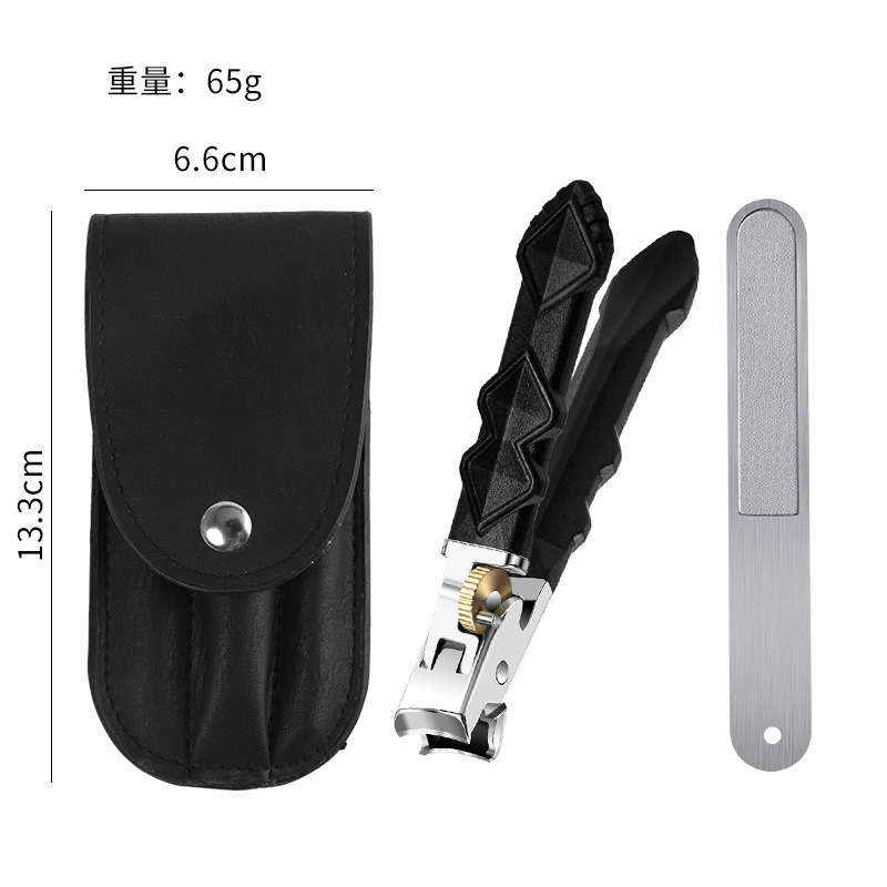 跨境新款大号指甲刀弯头剪厚硬脚趾甲大开口尖嘴修脚钳组合工具套|undefined