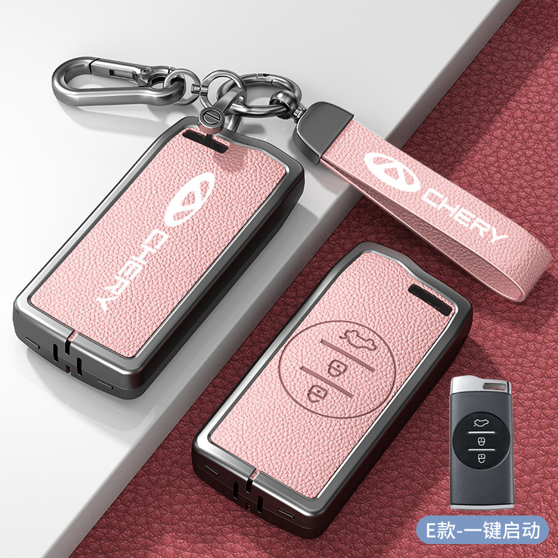 E 유형 핑크 아연 합금 쉘 + 하드웨어 스트랩