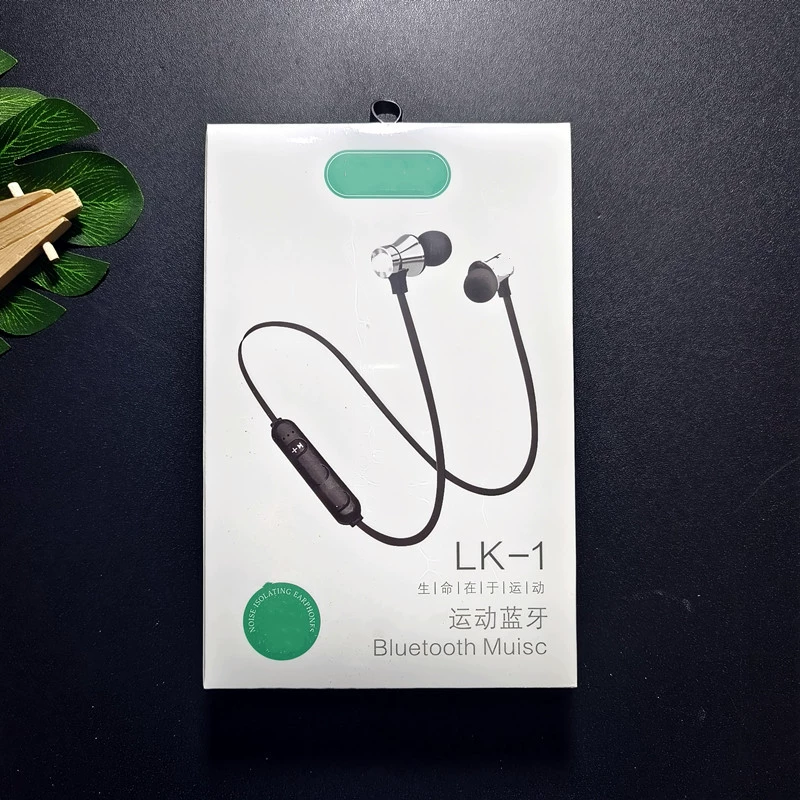 Спортивные Bluetooth-наушники с шейным креплением, одиночные беспроводные наушники для бега, двусторонние стереонаушники-вкладыши с мягкими амбушюрами, с креплением на ухо, стабильные и с защитой от помех.