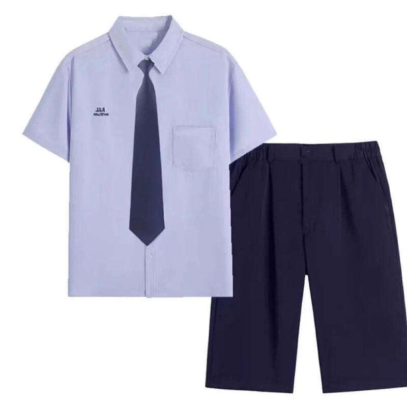 jk制服套装泰国校服娜诺短袖泰式衬衫学院风班服女夏初高中毕业服|undefined