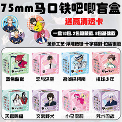 75MM吧唧動漫雙閃盲抽吧唧徽章穀子周邊柯南戀與深空排球少年盲盒