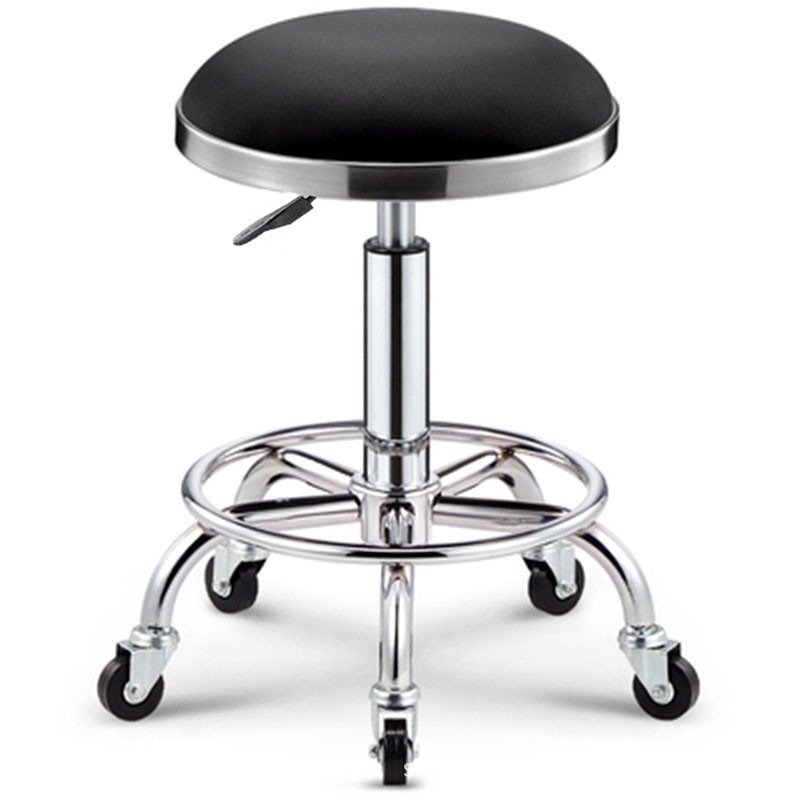 Fábrica directa taburete de belleza elevación polea rotatoria taburete de barbería taburete redondo barbería silla