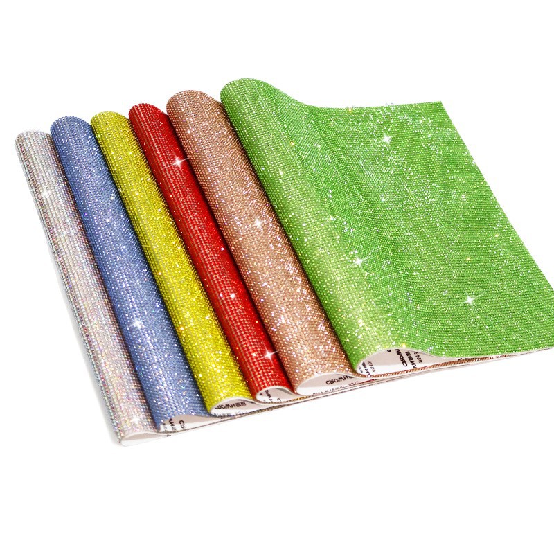 Pegatinas de diamantes de imitación tiras de diamantes autoadhesivas Adhesivo de fusión en caliente Adhesivo adhesivo de diamantes de imitación Pegatinas de diamantes de bricolaje Accesorios de ropa Taladro en caliente Taladro de fila