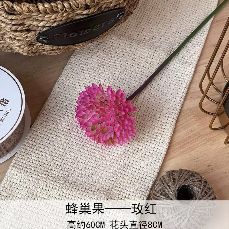 시뮬레이션된 벌집 과일-로즈 레드