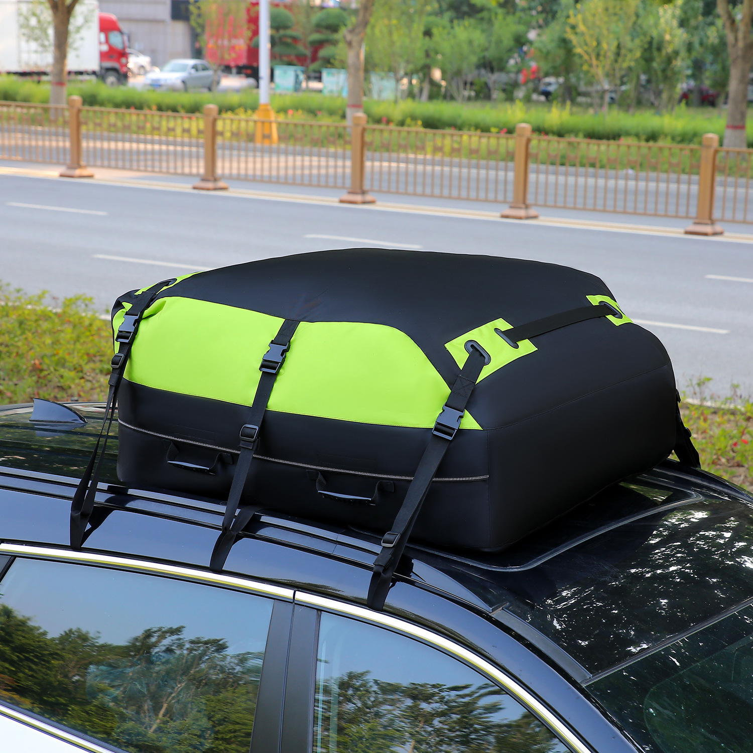 Factory Direct Sales Amazon Cross-Border Popular Roof Luggage Bag Rainproof Waterproof Roof Bag Car Luggage Bag