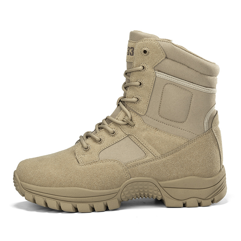 New outdoor special forces training boots large size for tactical boots men and women wear-resistant combat boots hiking desert hiking boots_voghion.com