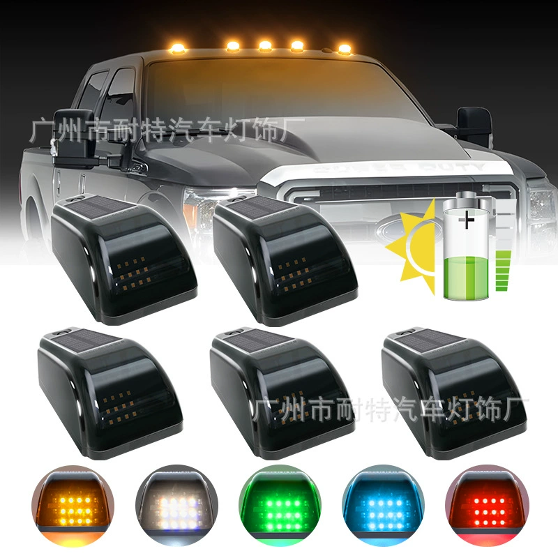 Солнечный грузовик верхняя лампа мыши Cab Marker Roof12LED Light F150 грузовик RAM грузовик