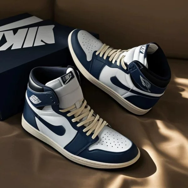 Putian High-Top Aj1 Classic Chicago Basketball Shoes Black Toe Series Black and White Panda Couple Shoes Couple Style