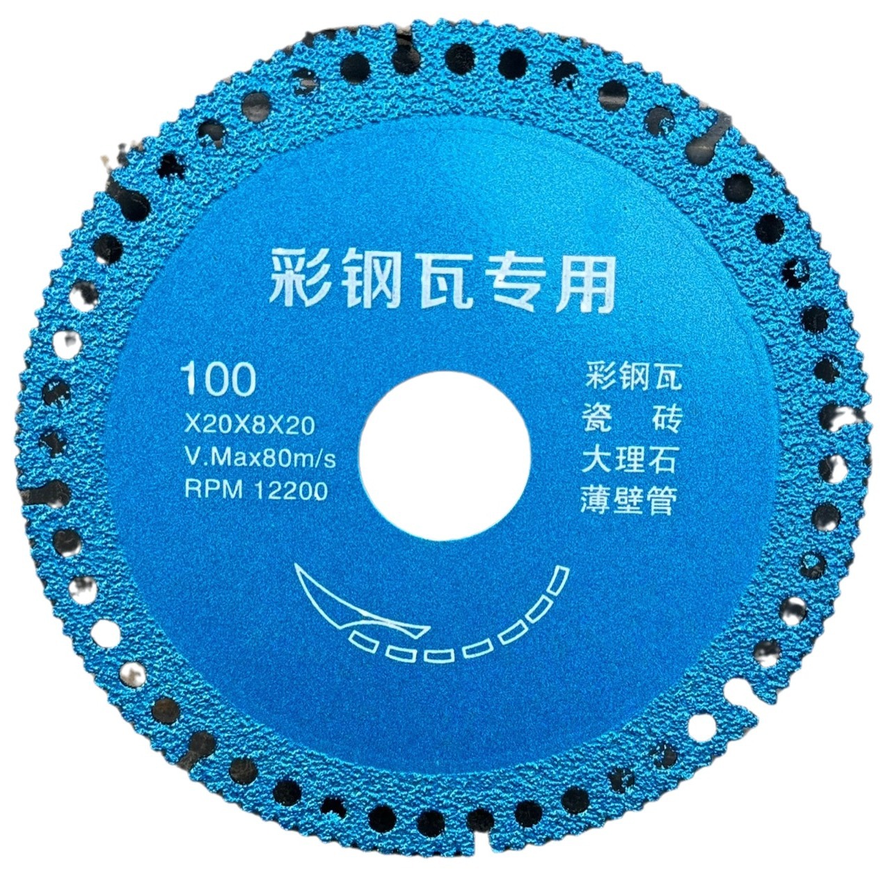 FUENTE color de fábrica azulejo de acero especial de soldadura diamante disco de corte amoladora angular máquina de mármol especial azulejo de corte de hierro