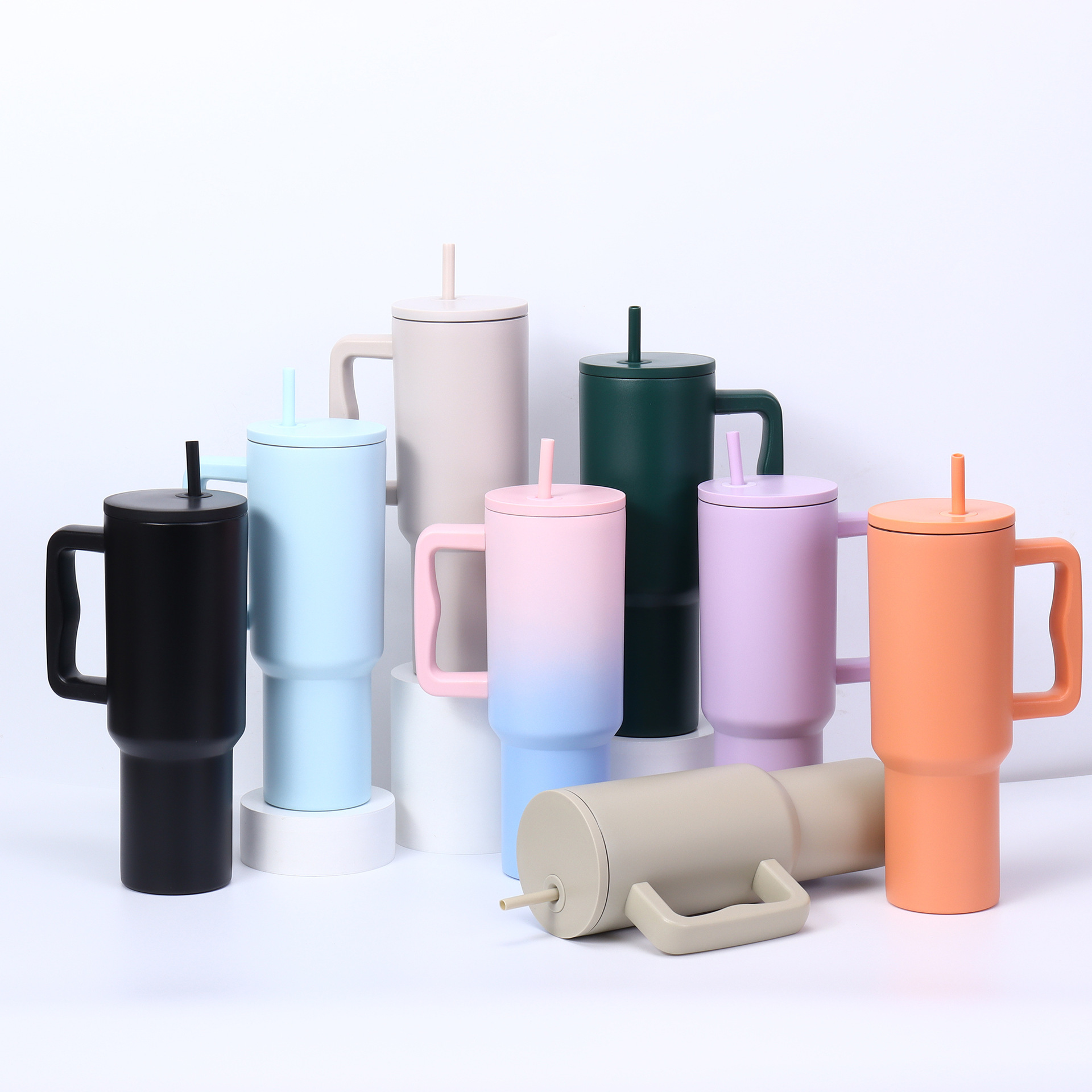 三代40oz手柄冰霸杯户外便携车载汽车杯大容量带吸管随行保温杯