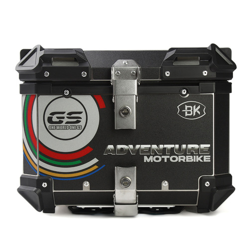 45L sticker motorcycle aluminum alloy quick-release tail box scooter storage box No. 9 electric vehicle backup storage box