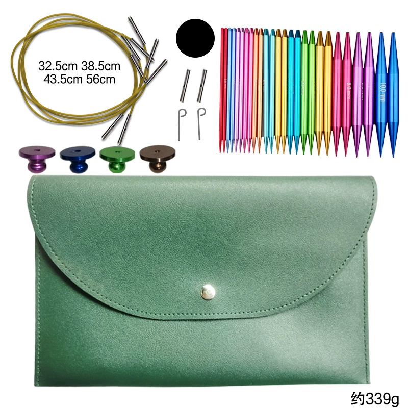 Съемная красочная игла с кольцом тканый набор шарф шарф свитер свитер шерстяной штифт с аксессуарами