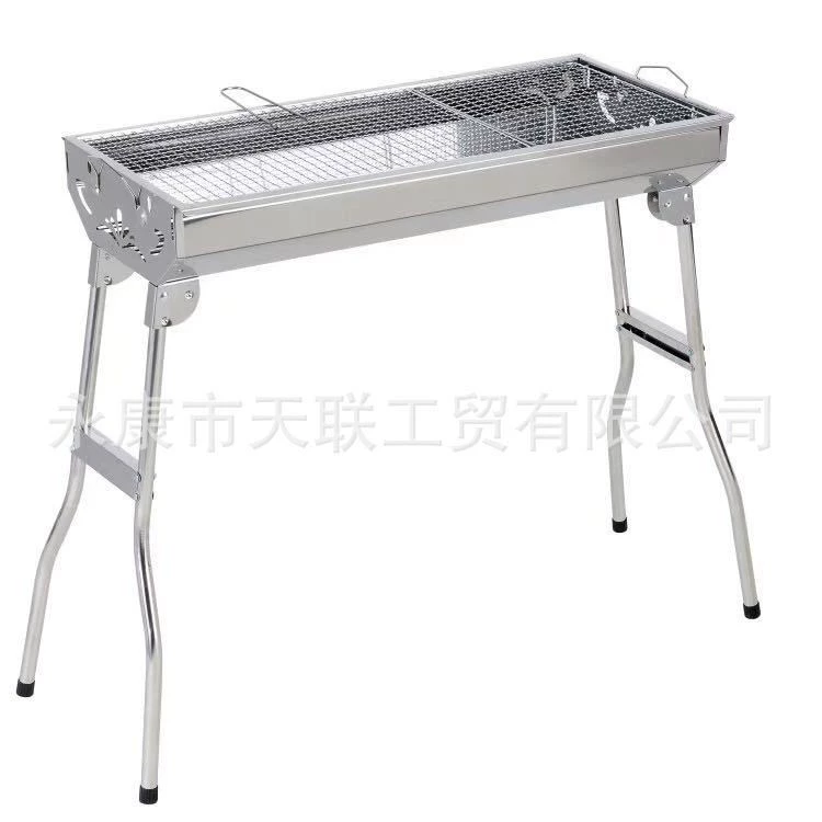 Фабрика прямых продаж большой нержавеющей стали складной TL-03 барбекю BBQ открытый складной гриль