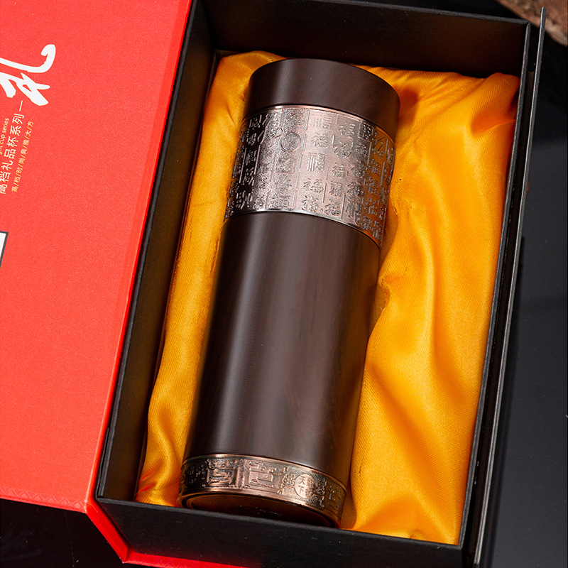 Yixing taza de aislamiento de arena púrpura, taza de té de burbujas para mujeres y hombres, regalo de cumpleaños para padres y maestros.