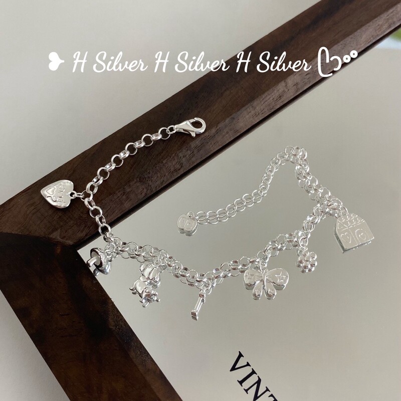 S925 Sterling Silver Niche Design DIY Bracelet Stylish Accessible Luxury High-End Versatile Jewelry