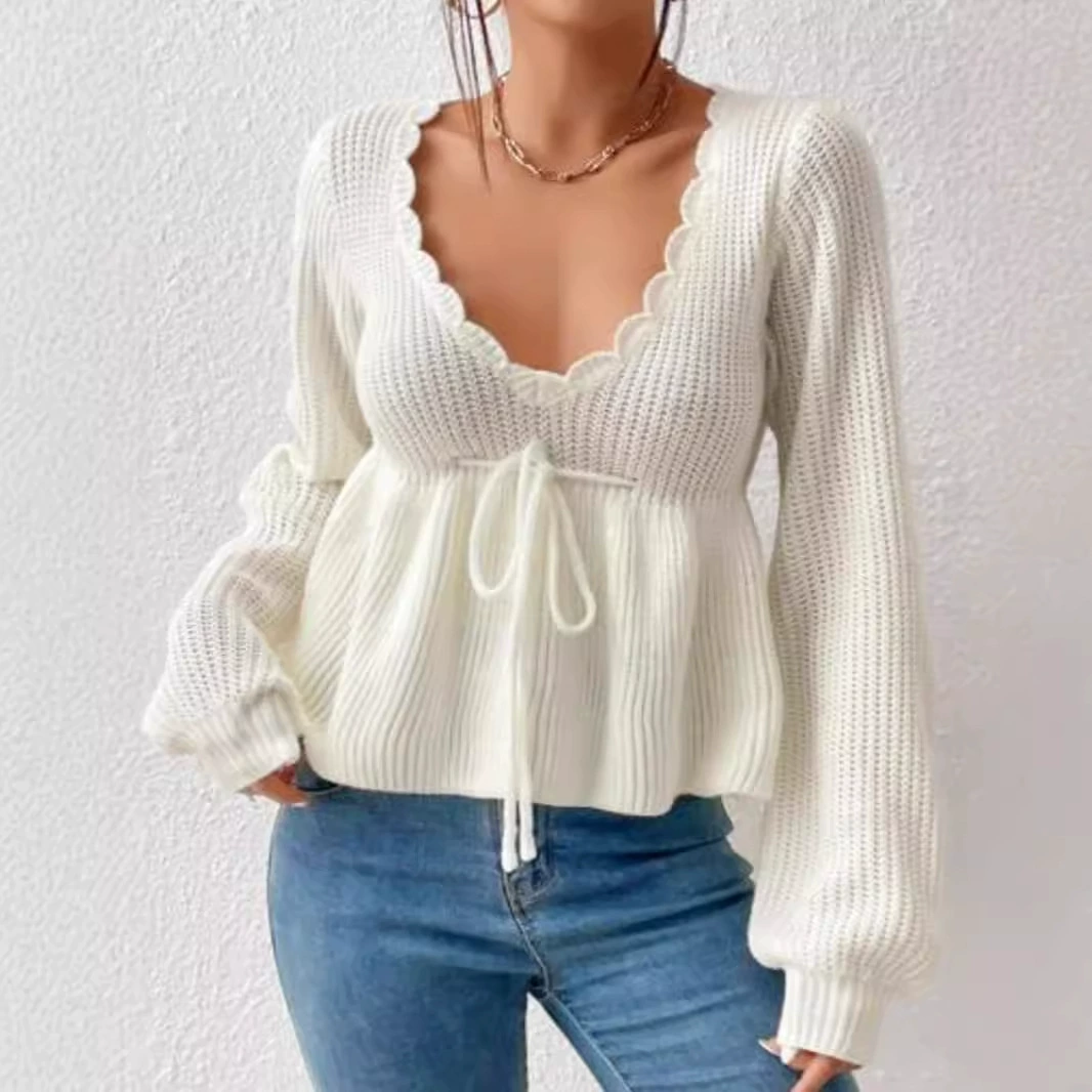 Внешняя торговля Трансграничные европейские и американские производители источников Amazon путают однотонные вязаные свитера весной и осенью