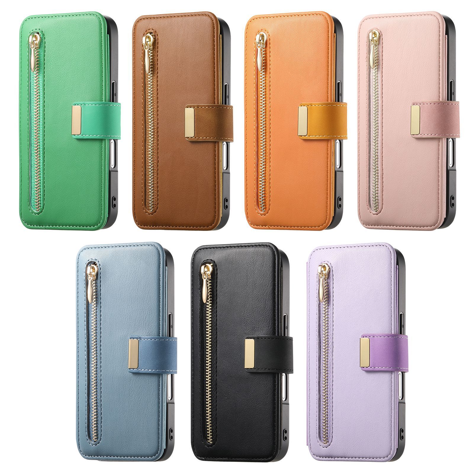 TechGlobe Cross-Border Magnetic Detachable Compatible With IPhone Quick Release 16 Flip Leather Case 15p_voghion.com