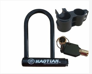 Wholesale mountain bike U-lock Hao Tian word bicycle U-lock electric bicycle U-lock anti-theft door lock