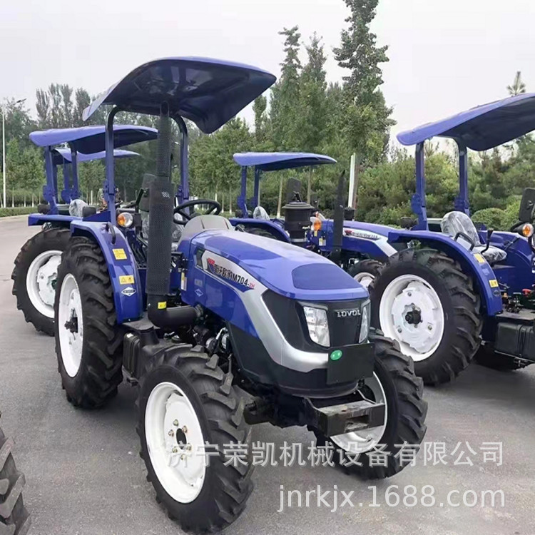 农用耕田504拖拉机雷沃东方红四轮704拖拉机水旱田100马力拖拉机