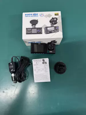 Driving recorder with Automatic Collision Recording, Dual-Chamber - 309-car-front-and-interior-wifi