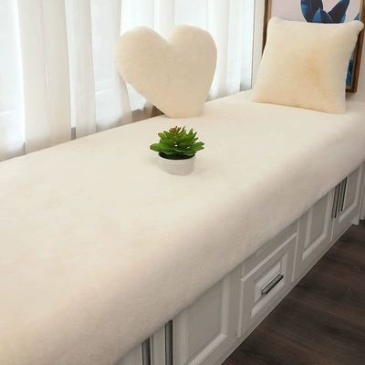 Sofa Cushion, Girl's Room Rug, Full-Cover Car Carpet - beige-40120cm-rectangle